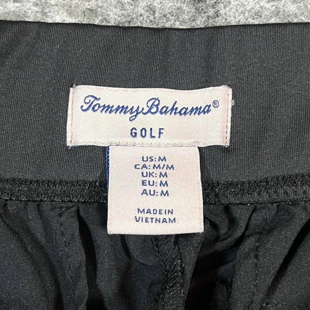 Tommy Bahama Golf Pants Womens M Black Stretch Ankle Zip Quiet Luxury Travel - Picture 8 of 12